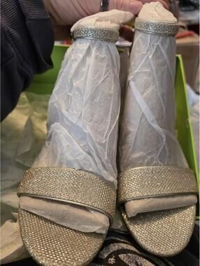 Womens Sam Edelman rhinestone heeled shoes womens 9.5